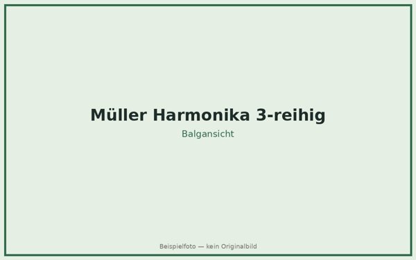Müller Harmonika 3-reihig