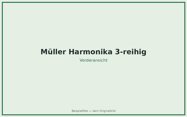 Müller Harmonika 3-reihig